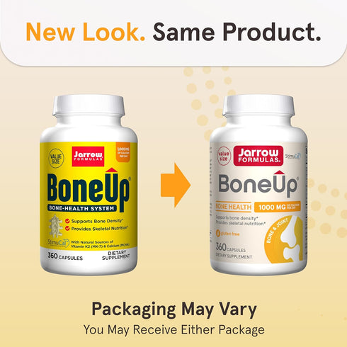 Jarrow Formulas BoneUp, 360 Capsules, For Bone Support & Skeletal Nutrition, Gluten Free, Non-GMO