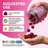 Gummies D3 B12 60 Count OVA Bloom Ovarian Support Myo Inositol D-Chiro Inositol Choline Flax Biotin Riboflavin Thiamin