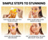 Under Eye Patches for Dark Circles (30 Pairs) - 24k Gold Eye Mask with Vitamin C & Hyaluronic Acid for Puffiness