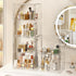 Makeup Storage Organizer, 3 Packs Acrylic Cosmetic Display Case with Division Board for Bathroom Countertop