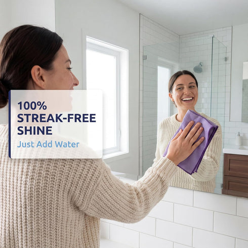 Pure-Sky Microfusion Window Thickened Magic Cleaning Cloth - Microfiber Streak Free Cleaning Cloths Reusable Magic