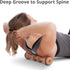 Body Back Wood Back Roller - Spine Stretcher & Aligner for Back Pain Relief and Muscle Recovery
