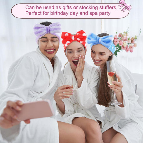 WSYUB Skincare Headband, 6pcs Headband for Washing Face, Spa Headband, Makeup Headband