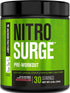 Jacked Factory NITROSURGE Pre Workout Supplement - Watermelon, 30 Servings, Clear Focus, Intense Pumps, NO Booster &