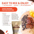 Hemp Vegan Protein Powder - Easy to Digest Chocolate Drink for Heart & Brain Health, 10 oz