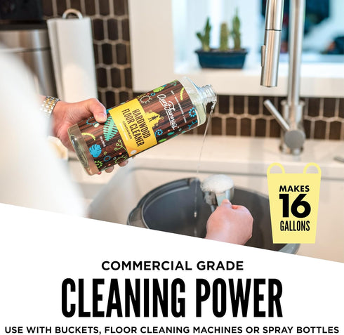 Aunt Fannie's Ultra Concentrated Hardwood Floor Cleaner, Vinegar-Free Plant Based Cleaner, 32 oz. (Pack of 3)