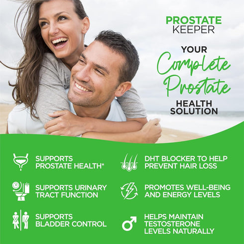 Prostate Support Supplement for Men, Saw Palmetto, Pygeum Bark, Pumpkin Seed, 120 Capsules