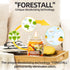 MicCai 99% Set Orange & Vanilla Odor Eliminating Candles for Home Scented, Eliminates of Pet, Smoke, Food and Other