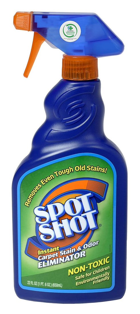 Spot Shot Instant Carpet Stain & Odor Eliminator - 22 OZ Non-Aerosol Trigger