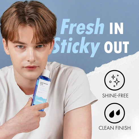 DASHU Boy Sedum Skin, Hypoallergenic Hydrating Korean Skin Care Toner with 8 Types of Hyaluronic Acids, 5.07 fl oz