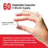 FORCE FACTOR Glutathione Supplement, 500mg Antioxidant with Reduced Glutathione, Vegan, Non-GMO, 60 Vegetable Capsules