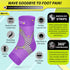 Compression Socks for Plantar Fasciitis, Achilles Tendonitis, Ankle Brace Compression Sleeve, Purple L-XL