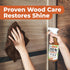 Mighty Mint Wood Cleaner and Conditioner, Non-Toxic Spray Cleans and Renews Wood, Natural Peppermint Scent, 16oz