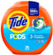 Tide PODS Liquid Laundry Detergent Soap Pacs, HE Compatible, 76 Count, Clean Breeze Scent