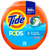 Tide PODS Liquid Laundry Detergent Soap Pacs, HE Compatible, 76 Count, Clean Breeze Scent
