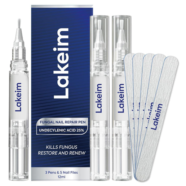 Lakeim Toenail Fungus Treatment Extra Strength: 25% Undecylenic Acid & Tea Tree Oil