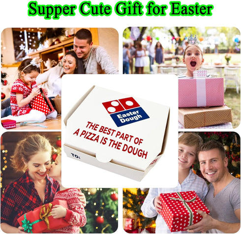 PHAWNGU 4 Pack Easter Basket Stuffers, Money Box for Cash Gift for Teens, Money Holder, Gift Card Holder, Mini Pizza