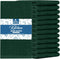 Dan River 100% Cotton Bar Mop Cleaning Kitchen Towels | Highly Absorbent, Quick Dry, Pack of 12, 16x19, Hunter Green