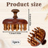 Xelsluthe Wooden Scalp Massager Head Massage Hair Brush, Manual Hair Scalp Scrubber Massager Tool, Gua Sha Brushes Body