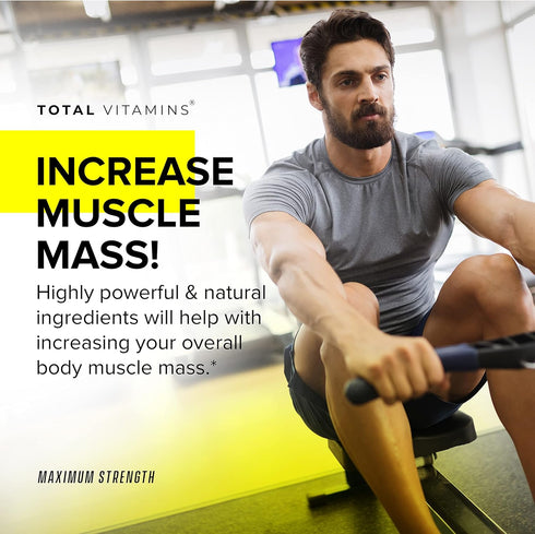 Testosterone Booster for Men - Alpha Pills for Max Muscle Growth, Libido, Energy, and Stamina - Male Enhancing