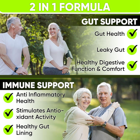 Complete Gut Health for Women and Men with Probiotic, Prebiotic, Postbiotic & Digestive Enzymes for Leaky Gut Repair.Gut Support for Healthy Gut Lining, Digestion Health, Occasional Gas, and Bloating.