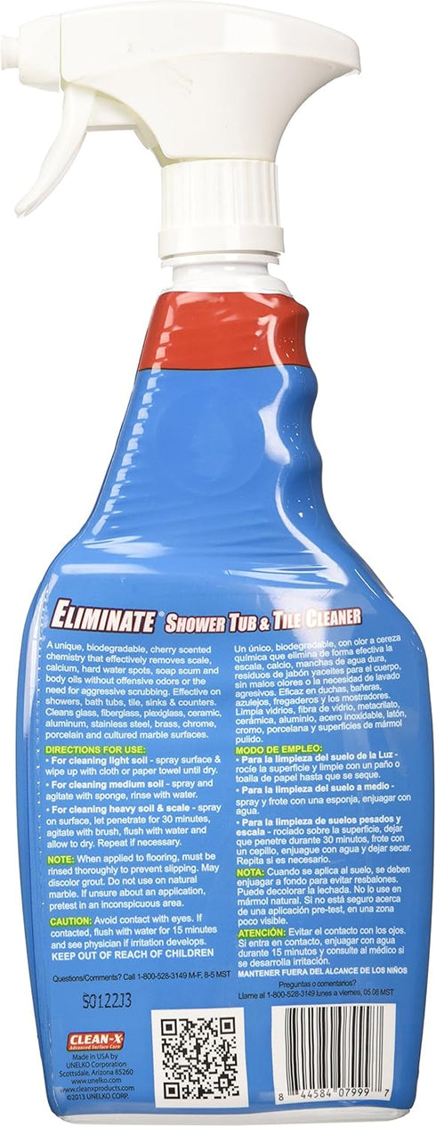 Unelko 25 oz Eliminate Shower, Tub & Tile Cleaner