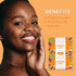 Papaya Exfoliating Soap, Hydrating Face Moisturizer with Niacinamide, Shea Butter, Aloe Vera - Sensitive Skin Soap,