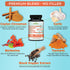 5-in-1 Organic Ceylon Cinnamon Capsules with Berberine, Garlic, Turmeric, Black Pepper Extract Pills (120 Capsules)