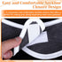 Yuomeaz 2 PCS Adult Bibs for Men, Adjustable Adult Bib for Seniors, Soft Towel Cloth Neck Bib, Grey Adults Bibs