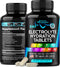 Electrolytes - Salt Pills with Magnesium, Potassium Chloride, Sodium, Vitamins D & B6, Kelp Powder - Vegan & Keto