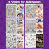 TailaiMei 18 Sheets Holiday Nail Stickers, Seasonal Nail Art Decals for Fall and Winter DIY Nail Decorations