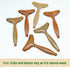 HappyStream 6.13.5 Lymphatic Drainage Massager, Wooden Massage Tools, Body Gua Sha Paddle. Wood Lymphatic Drainage Tool