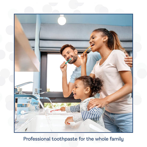 Pack 3 PRO-SYS Mint Fluoride Toothpaste Gel, ADA Approved, Prevents Cavities, Gingivitis, and Plaque