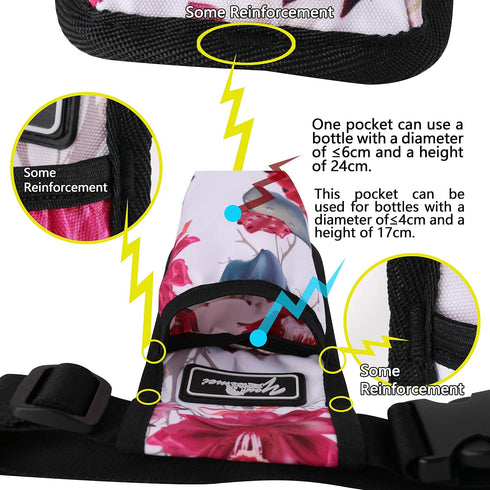 Holster9d1KD-Hua Massage Bottle Bag Massage Therapist Holster Massage Lotion Holster Massage Oil