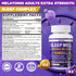 Melatonin 60mg for Adults High Dose, Supports Deep Sleep & Brain Cognition, Extra Strength Liposomal Melatonin