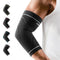 Elbow Compression Sleeve 2 Pack, High Elastic Brace for Tendonitis and Tennis Elbow, Pain Relief for Women & Men, Black