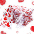 SIROGOGO 50 Pieces Heart Candy Bags, Organza Jewelry Pouches for Jewelry Packaging, Valentine's Day Party Supply