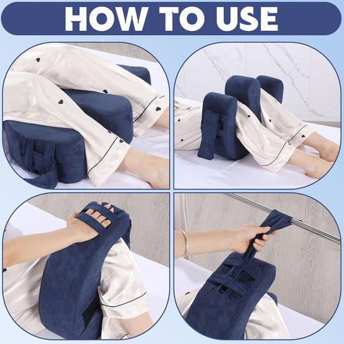 MABOZOO Patient Turning Device with Handle Hole, U-Shaped Velvet Turning Pillow Bedridden Nursing Pillow, Helping The