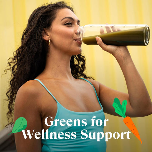 Amazing Grass Greens Superfood Powder, Chocolate, 30 Servings: Digestive Enzymes, Probiotics, Spirulina & Chlorella