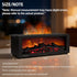 Humidifier,7 TMEHM Fireplace Flame Air Diffuser Colors Aromatherapy Essential Oil Diffuser,Ultrasonic Aroma Humidifier