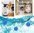 Eco-Friendly Laundry Balls, 2Pcs Premium Washing Ball, All Natural Detergent, 2000 Washing Cycle, 2Pack (Blue)