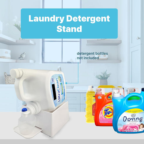 Skywin Laundry Detergent Holder Organizer, Drip Tray for Laundry Room, Soap Cup Storage Tray, Ivory