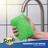 SCRUBIT 12 Pack Scrub and Wipe Cleaning Pads, Dual Sided Scouring Pad and Dish Sponge for Kitchen Utensils
