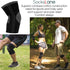 Cotton Compression Knee Sleeves - 2 Support Braces for Arthritis, Joint Pain Relief, Meniscus Tear Recovery