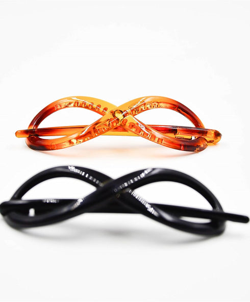 Small Size 4.7" No Slip Effortless Twist Hair Clips for Women, Pack of 6