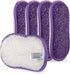 Kitchen Dish Sponge Scrubber Non Scratch, Reusable Washable Multipurpose Pads for Cleaning Sink and Pans