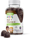 Iron Gummies for Kids with Vitamin C - Vegan, Gluten Free, Tasty Chewable Grape Flavored, Blood Builder