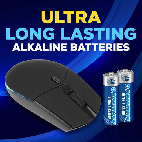 Powermax 60-Count 10-Year Packaging AA Batteries, Ultra Long Lasting Alkaline Battery, Shelf Life, Reclosable