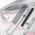 RedFlow Glass Nail File Set, 2 Nano Glass Nail Files and 1 Foot File, Professional Manicure Set for Natural Nails