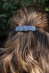 Paisley Hair Clip - Hand Cast Metal Barrette, Medium 70mm Clip by Oberon Design, 1 Piece